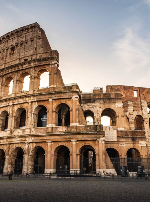 italy-Colosseum Rome sunset